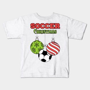 Soccer Christmas Kids T-Shirt